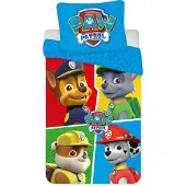 Paw Patrol Mikrofaser Bettwäsche 140×200cm, 70×90 cm