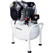 Aerotec Kompressor AEROMEDIC XTR 2V-25L, 72 dB(A), 600W, 230V, 8 bar, ölfrei, mit Druckminderer & Manometer, Kesselinhalt 25L
