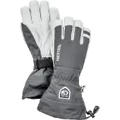 Hestra Army Leather Heli Ski, Skihandschuhe, grau