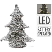 EDM Rattan Weihnachtsbaum Led 40 Cm