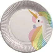 Papstar Teller Unicorn
