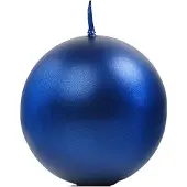 Party Deco Kugelkerze Marineblau - 6cm (10pcs)