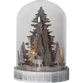 Star Trading LED Lichtobjekt Kupol Wald in Braun 0,18W