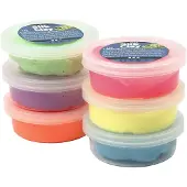 Creativ Company Silk Clay neonfarben 6x14 g
