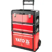 YATO YT-09102, Werkzeugkasten, Aluminium, Metall, Kunststoff, Schwarz, Rot, 45 kg, 520 mm, 320 mm