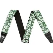 Fender 2 Hawaii-Gurt Green Floral