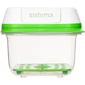 Sistema FreshWorks, Box, Quadratisch, 0,591 l, Grün, Transparent, Weiß, Neuseeland, 120 mm