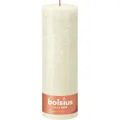 Bolsius Rustikale Kerze, Blockkerze 300/100 Soft Pearl