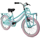 Supersuper Lola Kinderfahrrad - Mädchen - 16 Zoll - Mint / Pink