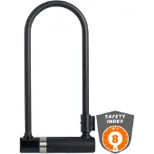 ABUS 5011588, U-Schloss, Schwarz, Stahl, 300 mm, 1,4 cm, Platine