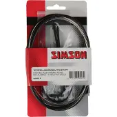 Simson Getriebekabelsatz Nexus 1700/2150 mm schwarz / silber
