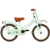POPAL Mädchen Hollandrad Cooper Bamboo 16 Zoll Pistazie
