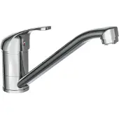 Schutte Wasserhahn Küche ULTRA Spültischarmatur Niederdruck Chrom Schwenkbar 94900