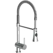 Schutte Wasserhahn Küche CORNWALL Spiralfeder Spültischarmatur Chrom Schwenkbar 79150