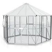Pergart Vitavia, Gewächshaus "Pi 9000", smaragd, 3 mm ESG