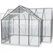 Pergart Vitavia Gewächshaus "Sirona" smaragd grün 13 m² 3 mm ESG