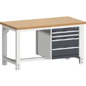 Bott Werkbank W-1577/11-2.8, anthrazitgrau