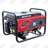 Ama QF6000 3PH - Benzin-Stromerzeuger mit AVR-Regelung und Elektrostarter 6.5 kW - Dauerleistung 6 kW - 400V