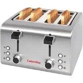 Caterlite CP929 Toaster, Edelstahlgehäuse, Stoppfunktion, Auftaufunktion