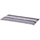 Madison Bankkissen 180x48 cm Victoria grau, wasserabweisend, ideal für Gartenbänke, hochwertig aus Polyester und Baumwolle