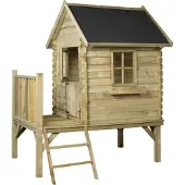 Swingking Spielhaus Camillamit Rutsche 171x180x217cm FSC-Holz