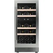 Dunavox Unterbau Weinkühler Flow-32D DAUF-32.78DSS, Höhe 820mm, 32 Flaschen, Edelstahl