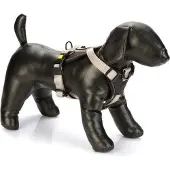 Beeztees Hunde Y-Geschirr Parinca Premium Nylon hellgrau