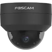 Foscam D4Z, IP-Sicherheitskamera, Innen & Außen, Verkabelt & Kabellos, Zimmerdecke, Schwarz, Glühbirne