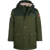 TROLLKIDS Jungen Wasserdichte Jacke Grün 354-322 Grösse 128