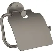 GROHE Essentials WC-Papierhalter hard graphite gebürstet
