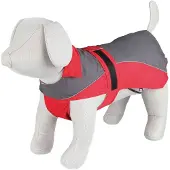 Trixie Hunde Regenmantel Lorient rot/grau M 45 cm