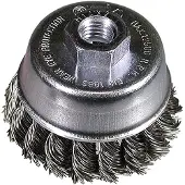 HiKOKI Topfbürste 65x0,5 mm/ M14, Stahl,gezopft (1Stk.)