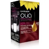 Garnier Olia Coloración Permanente #6,60 Rojo Intenso Set 4 pz