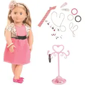 Our Generation Audra Schmuckpuppe, 46 cm Puppe mit Ohrlöchern