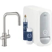 GROHE 31543DC0 Starterkit Blue Home 31543 auszb. Mouss. BT/WIFI U-Ausl. supersteel