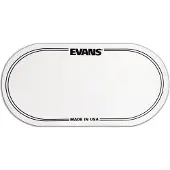 Evans Equalizer Doppelfußmaschinen-Patch klares Plastik