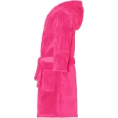 Playshoes Fleece-Bademantel uni in Pink | Gr.: 134/140