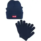 Levi's Levis Kids Strickmütze "CORE BATWING BEANIE/GLOVES" Set, 2 Stk. und Handschuhe
