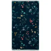 Pip studio Handtuch Les Fleurs Dark Blue (55 x 100 cm)