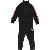 Jordan Trainingsanzug - Cardigan/Jogginghosen - Schwarz m. Rot - - 4-5 Jahre (104-110) - Trainingsanzüge