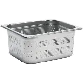 Gastro Edelstahl GN-Behälter 150mm GN1/2 gelocht
