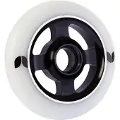 Shiner Blazer Pro 100 mm Stunt-Scooter-Rad mit Aluminiumkern, Weiß/Schwarz
