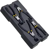 Stanley STMT1-74180 Modul Zangen-Set (für Sicherungsringe, Teil des Transmodul Systems, 4-teilig, wä