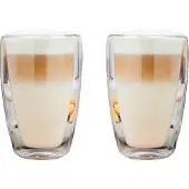 Huismerk Latte Macchiato-Glas Set