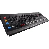 Roland JX-08, Digitaler Synthesizer, Chor, Kompression, Verzögerung, Schnellgang, Phaser, Pitchverschiebung, Rot, Schwarz, Akku, USB, AA