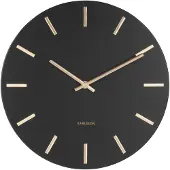 Karlsson Wanduhr Charm Schwarz (30cm)