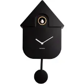 Karlsson - Kuckucksuhr Modern Cuckoo ABS - Schwarz - 41x8,5x21,5cm