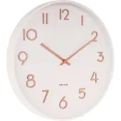 Karlsson - Wanduhr Pure - Weiß - Ø40cm