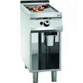 Bartscher Gas-Griddleplatte glatt OU, Breite 400 mm