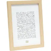 Deknudt Schmaler Rahmen aus Naturholz 20x20